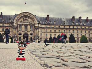 Yippee! I am in Paris! (click to enlarge)
